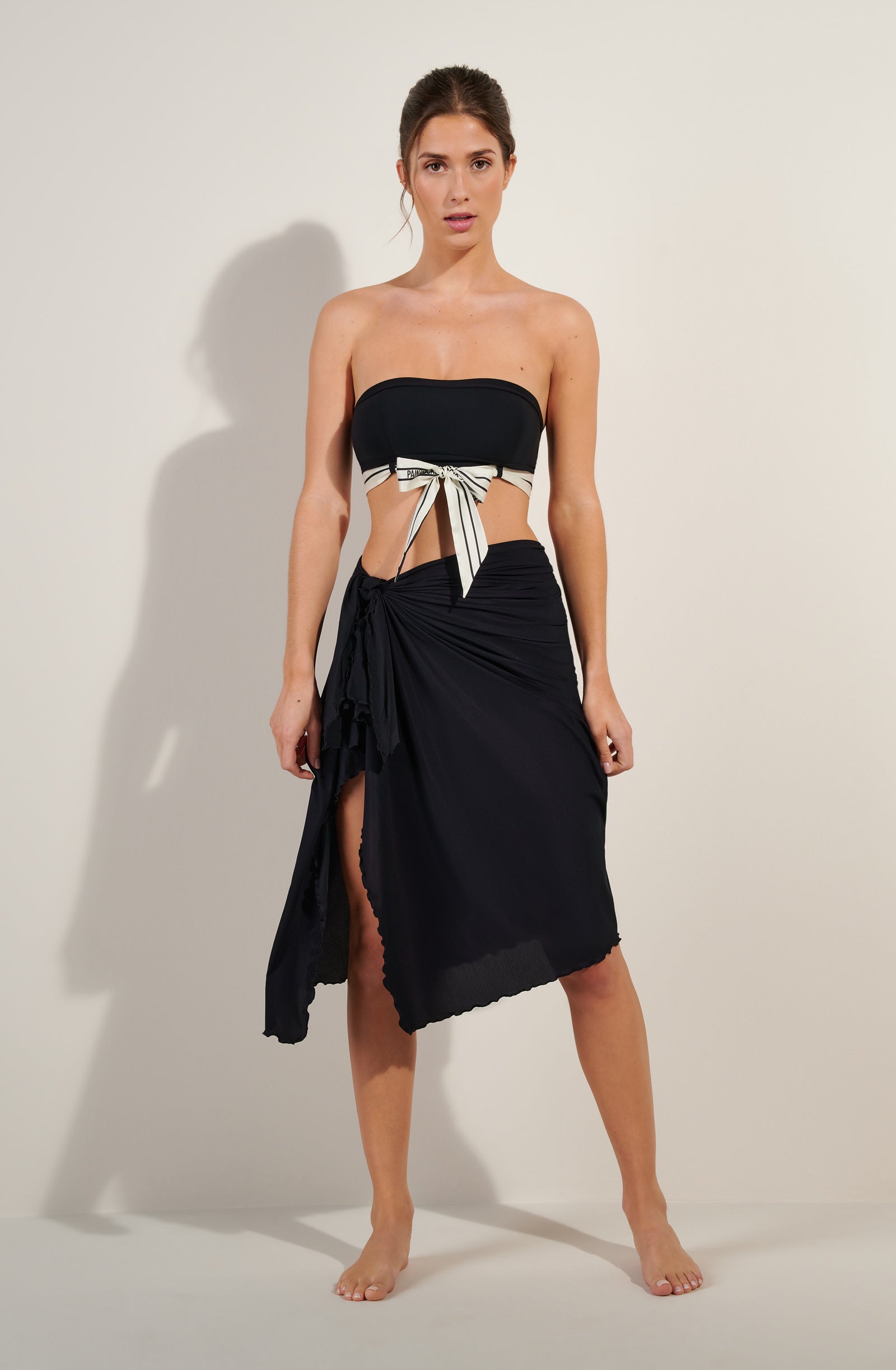 kalis Paréo long multi-positions noir