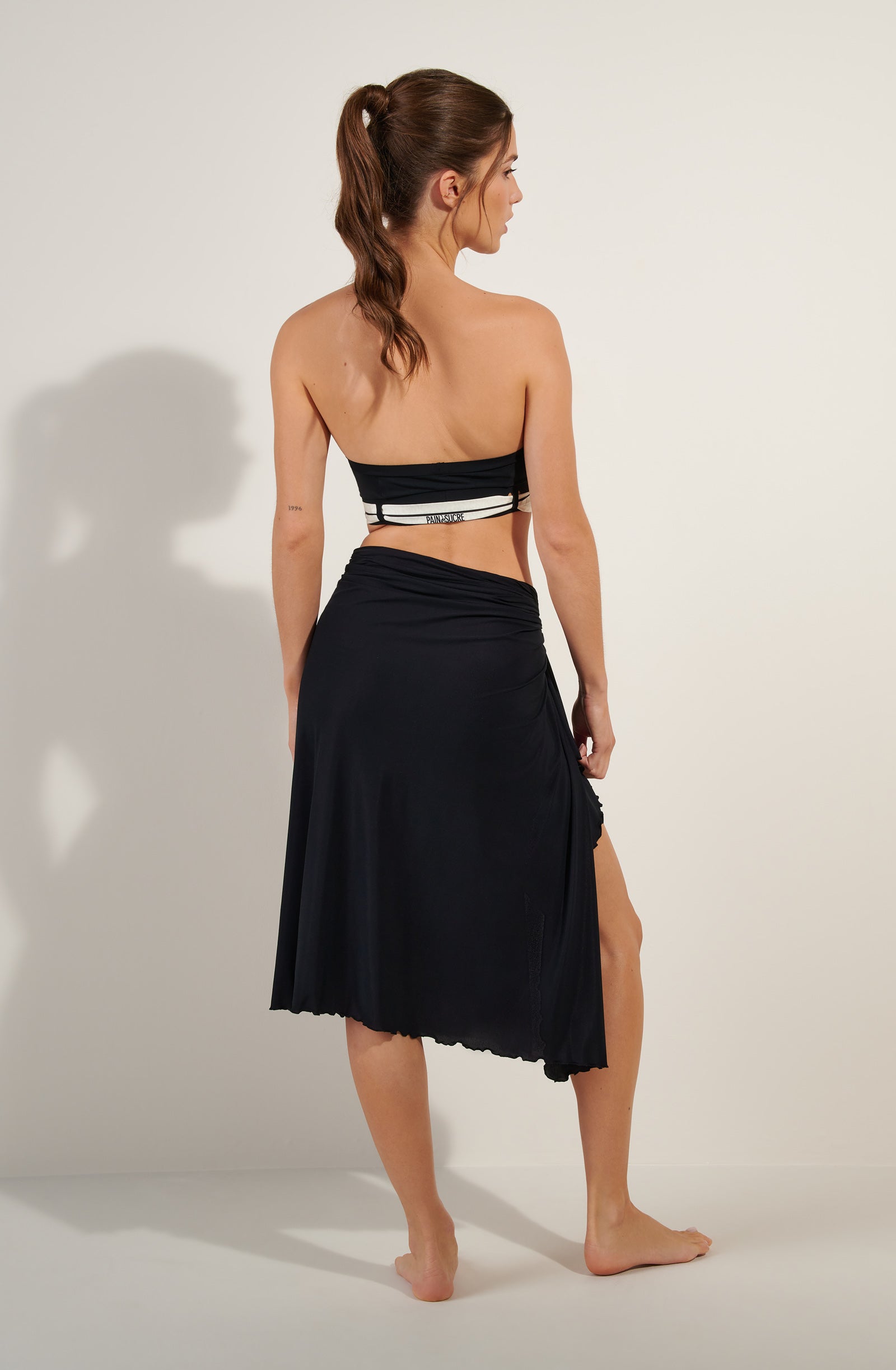 kalis Paréo long multi-positions noir