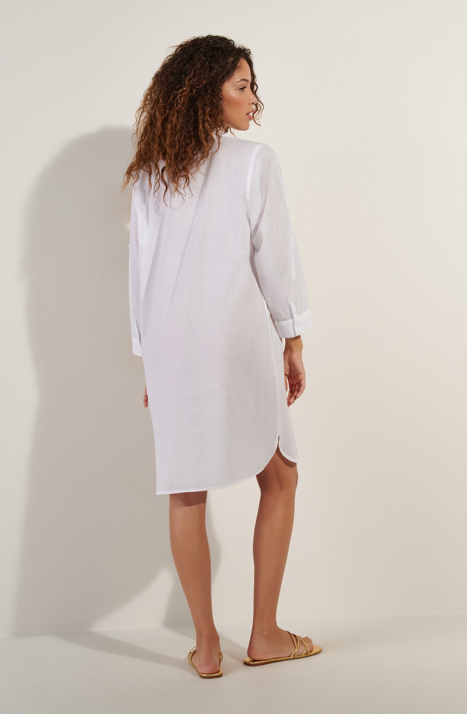 cassandre Robe chemise écume