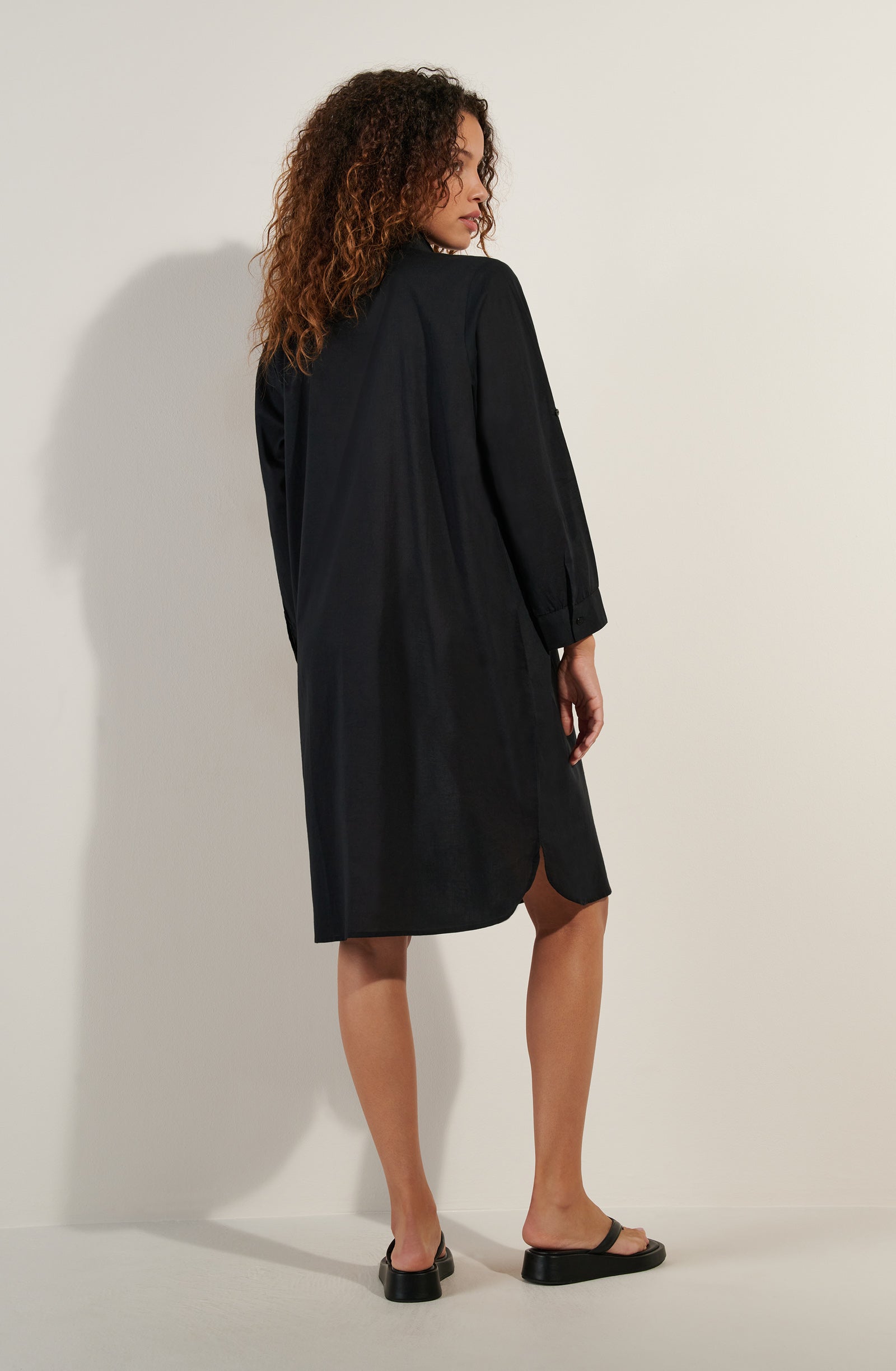 cassandre Robe chemise noire