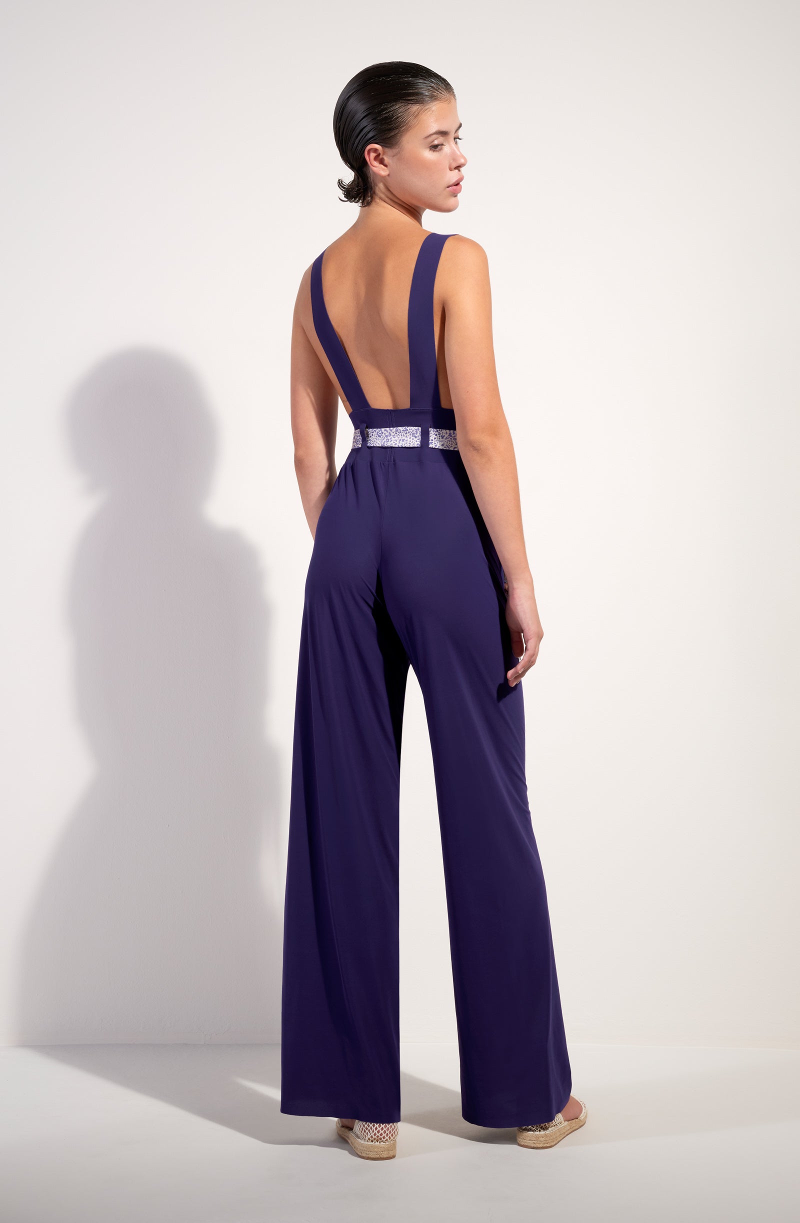 cira salopette cintree a la taille purple