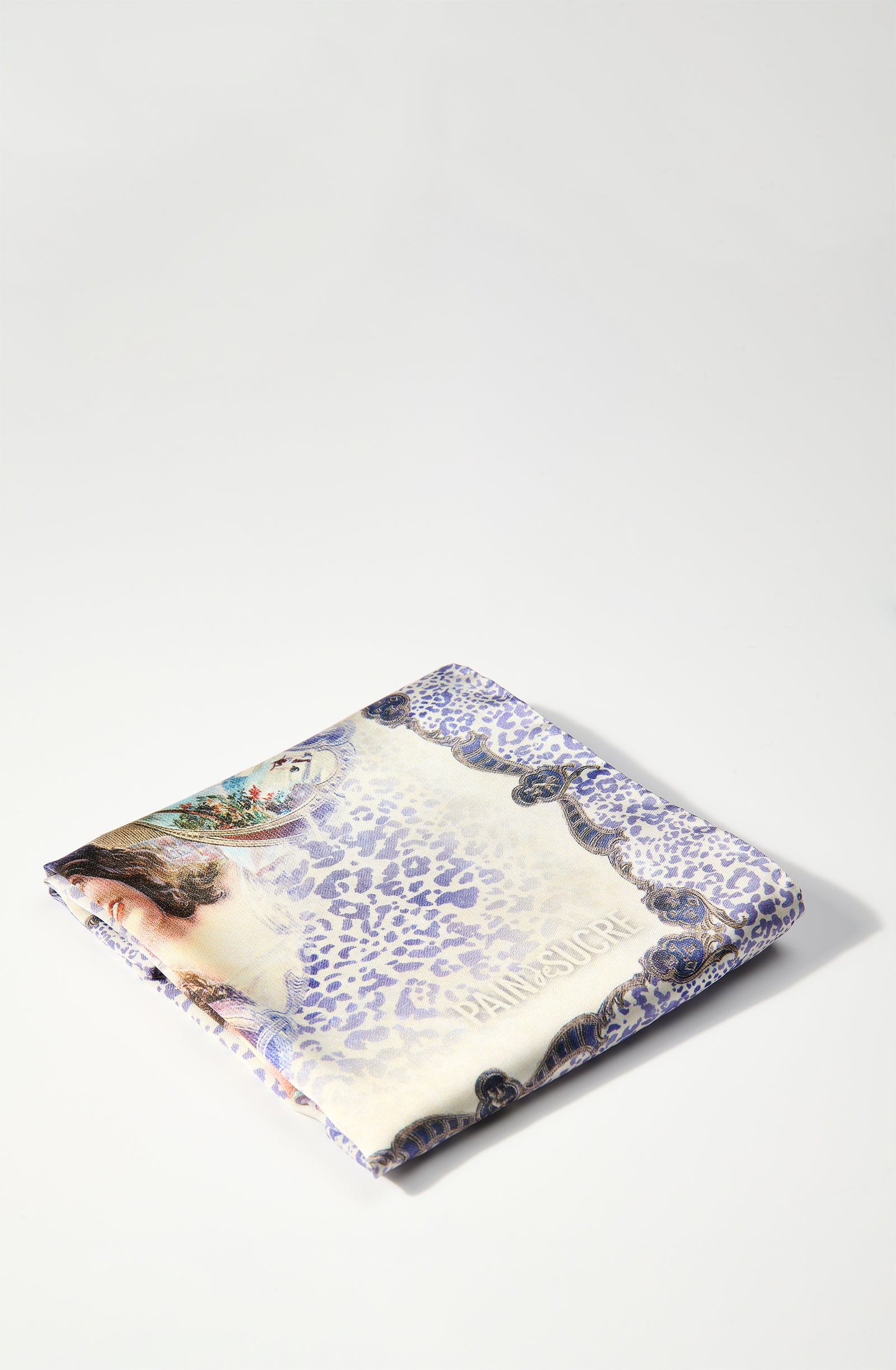 flo foulard carre en voile fixe satine opaque