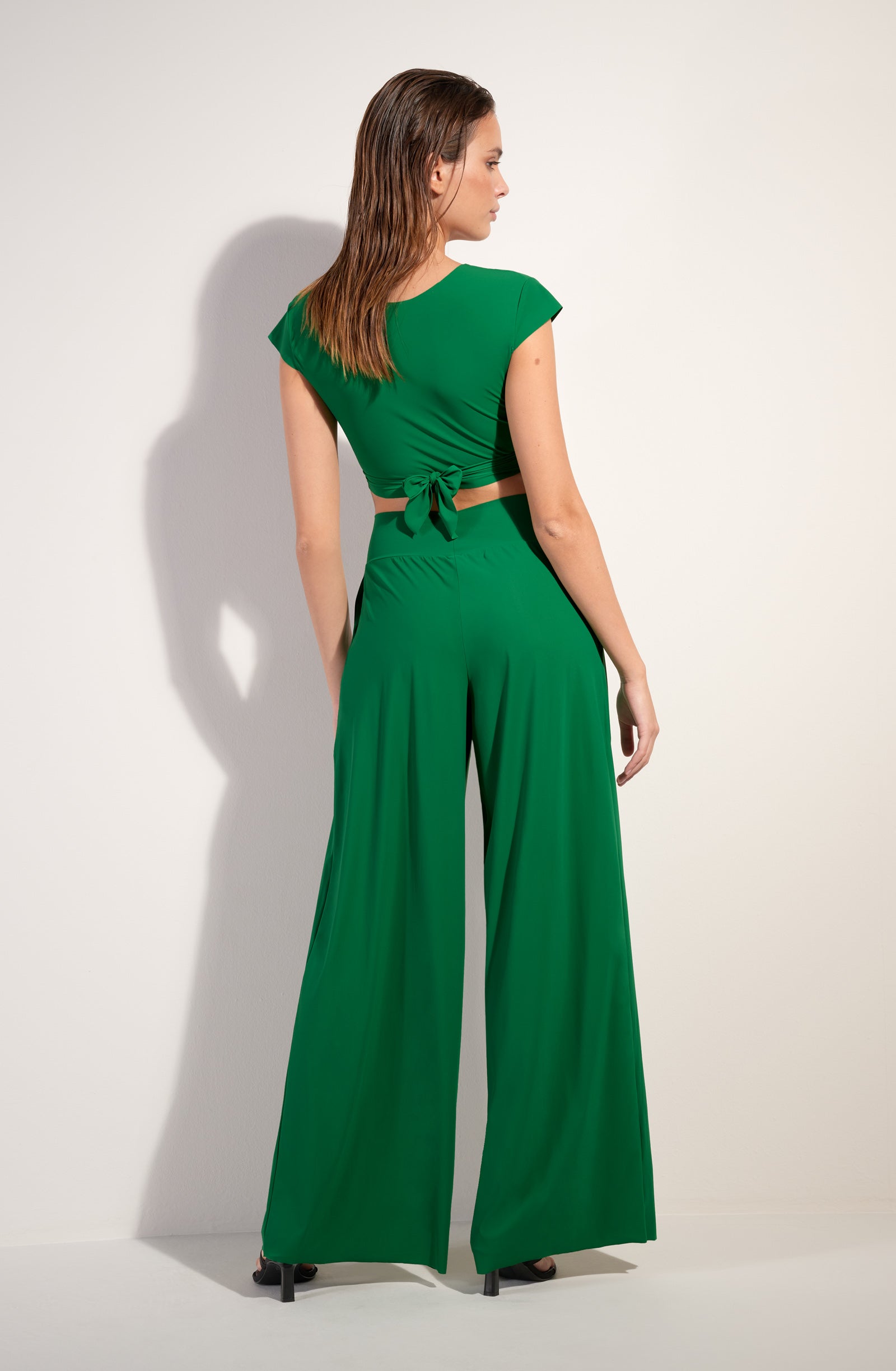 pitta pantalon voile ample jade