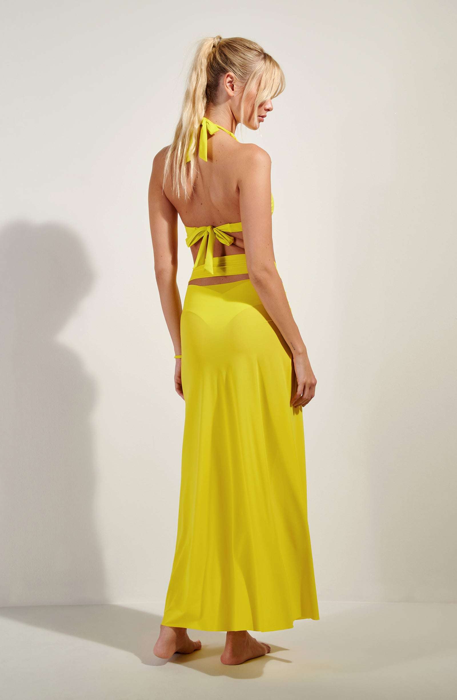 petra Jupe paréo multi-positions citron