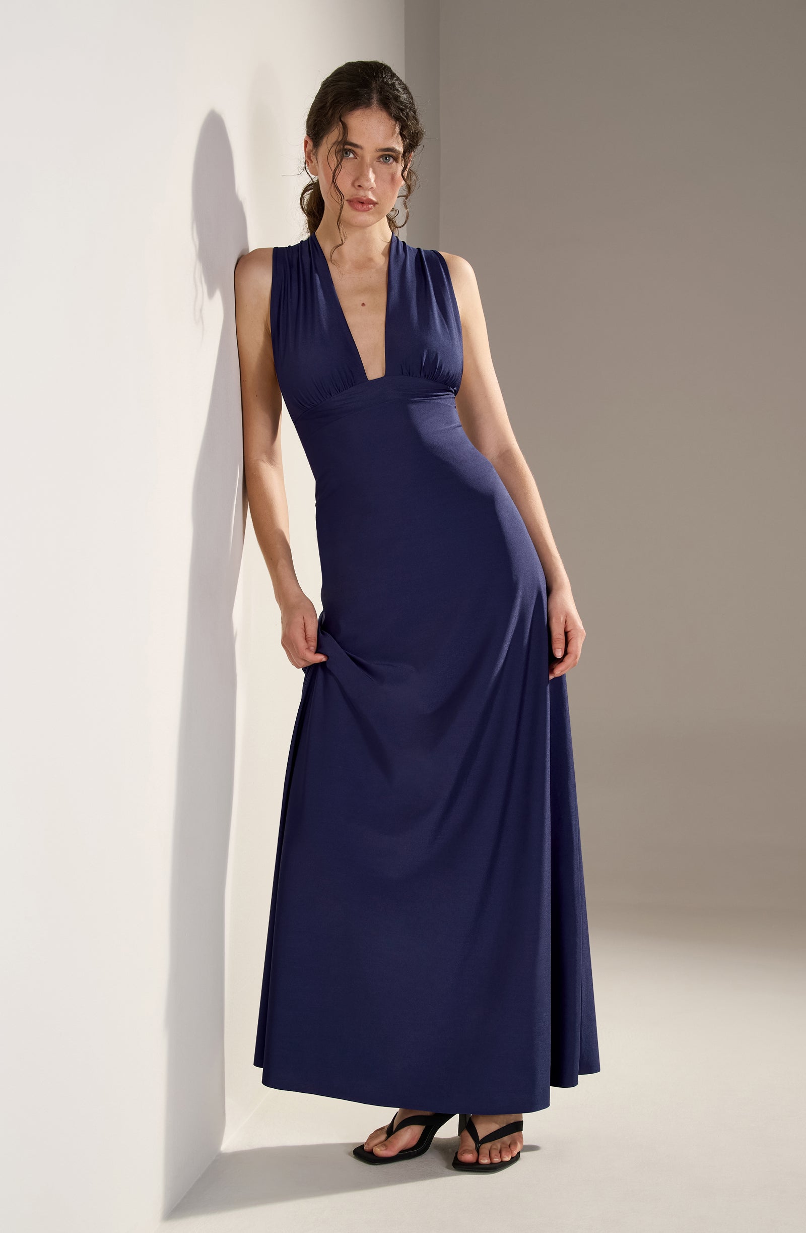 navy maxi dress reena This maxi dress is Jan26BlueHorizon Size:UK 20 / US 16 Holland America Dress Code