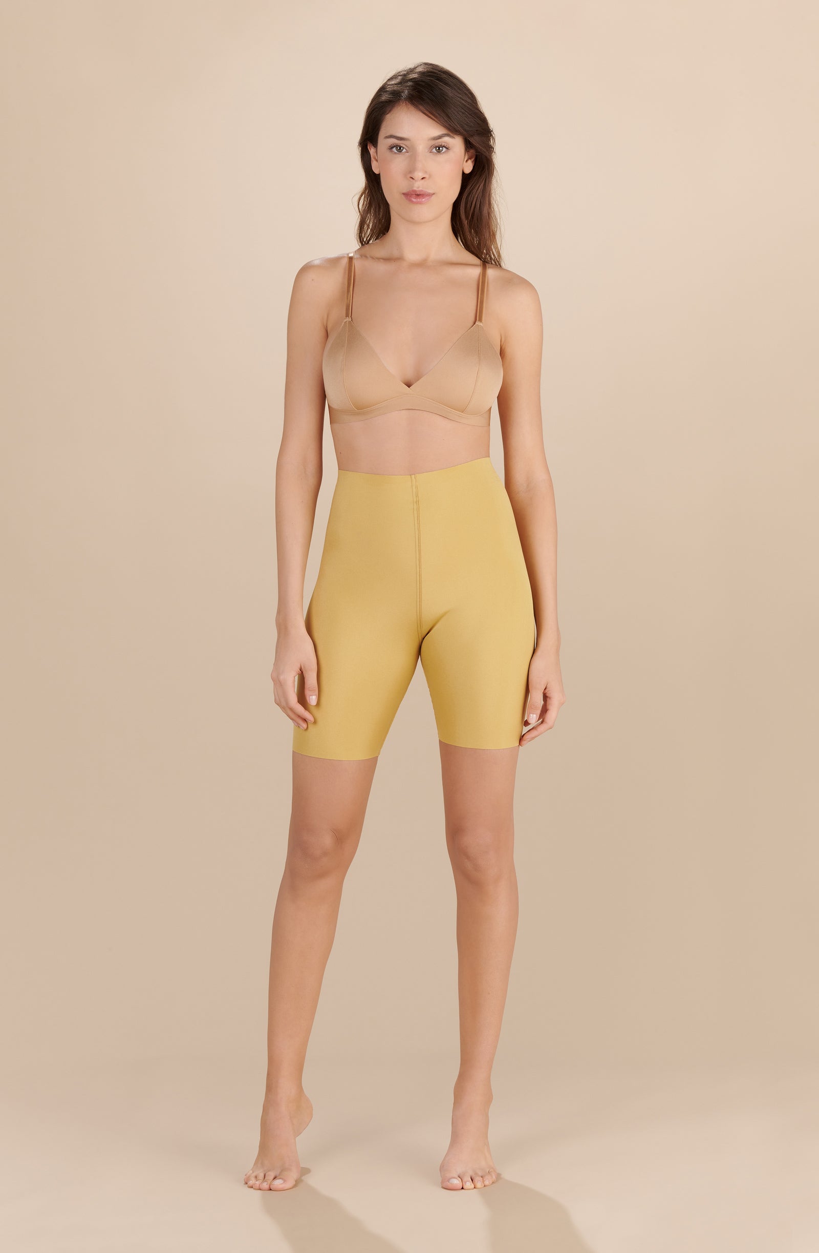 cyclade - Cycliste réversible beige/or