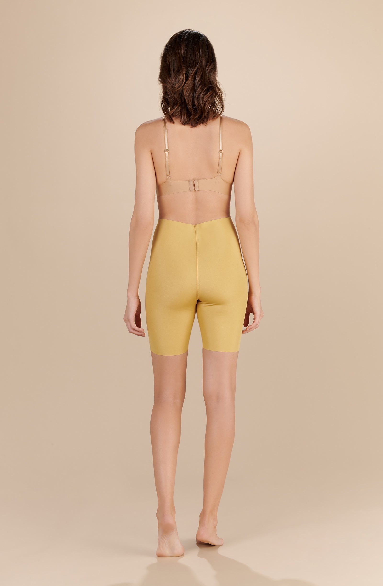 cyclade - Cycliste réversible beige/or