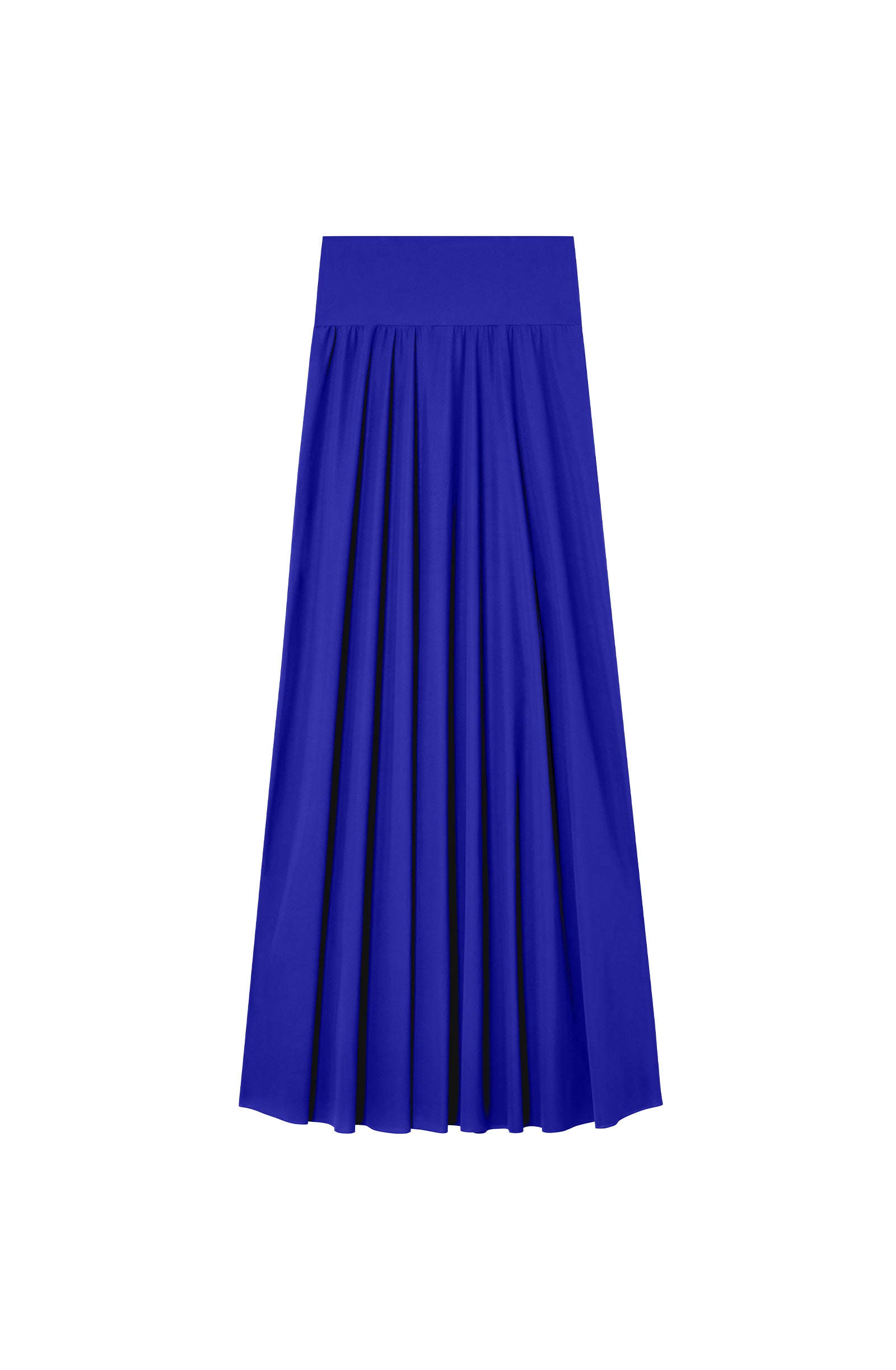 jaya long blueberry skirt in light voile - Pain de Sucre