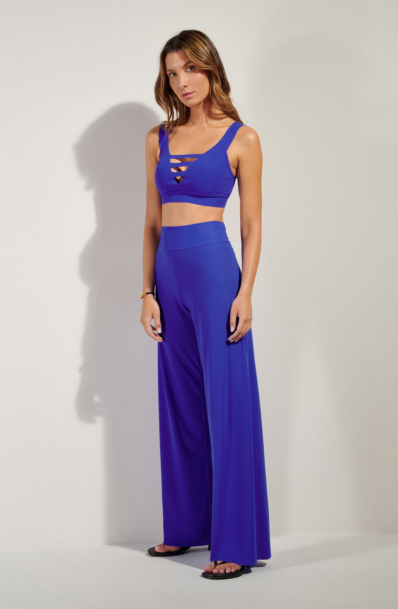 patie Pantalon fluide myrtille