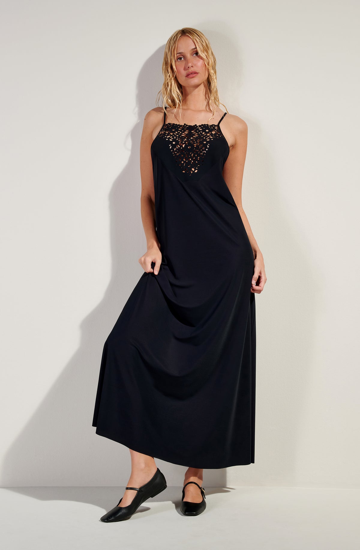 Pain Ripped Robe Robes Noires pour Femme - Pain de Sucre