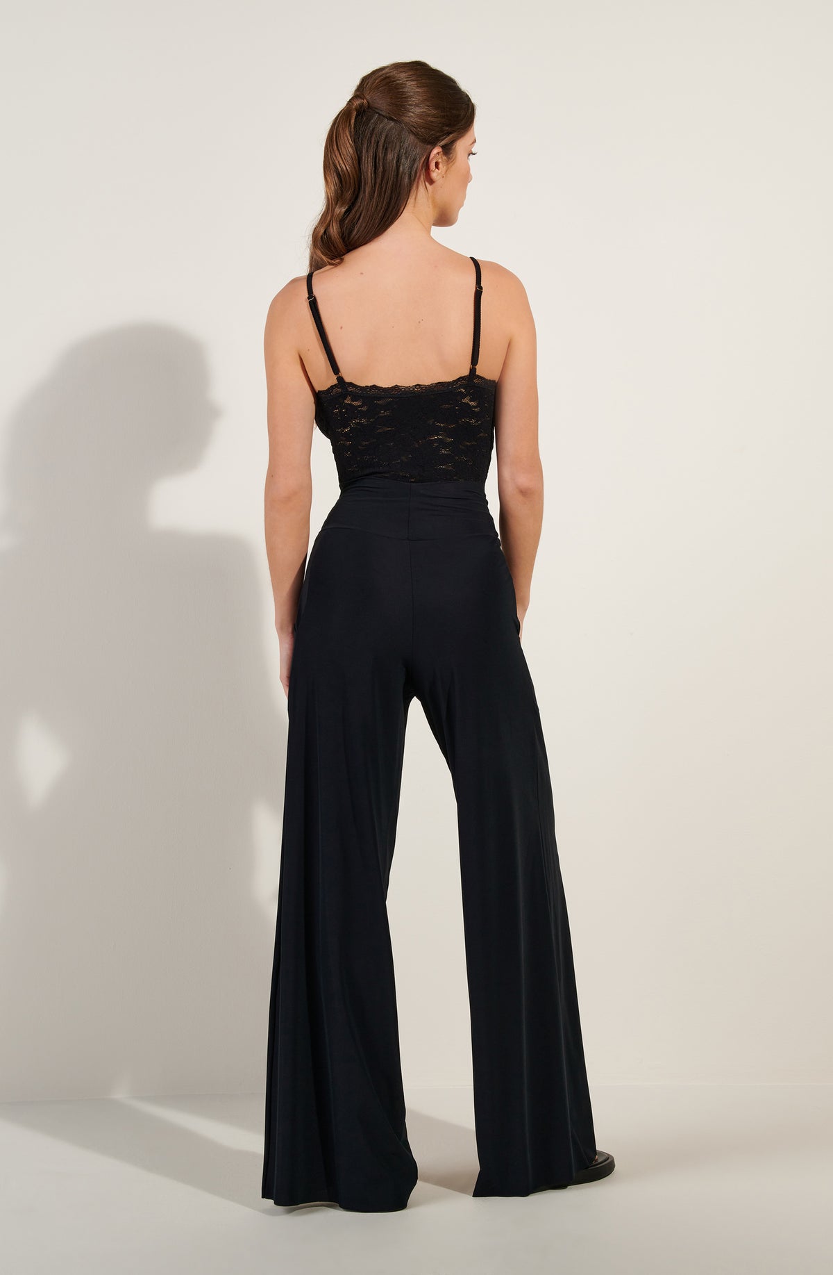 Body Noir En Dentelle Sans Manches - Taille Unique 6-12, Neuf Avec étiquettes