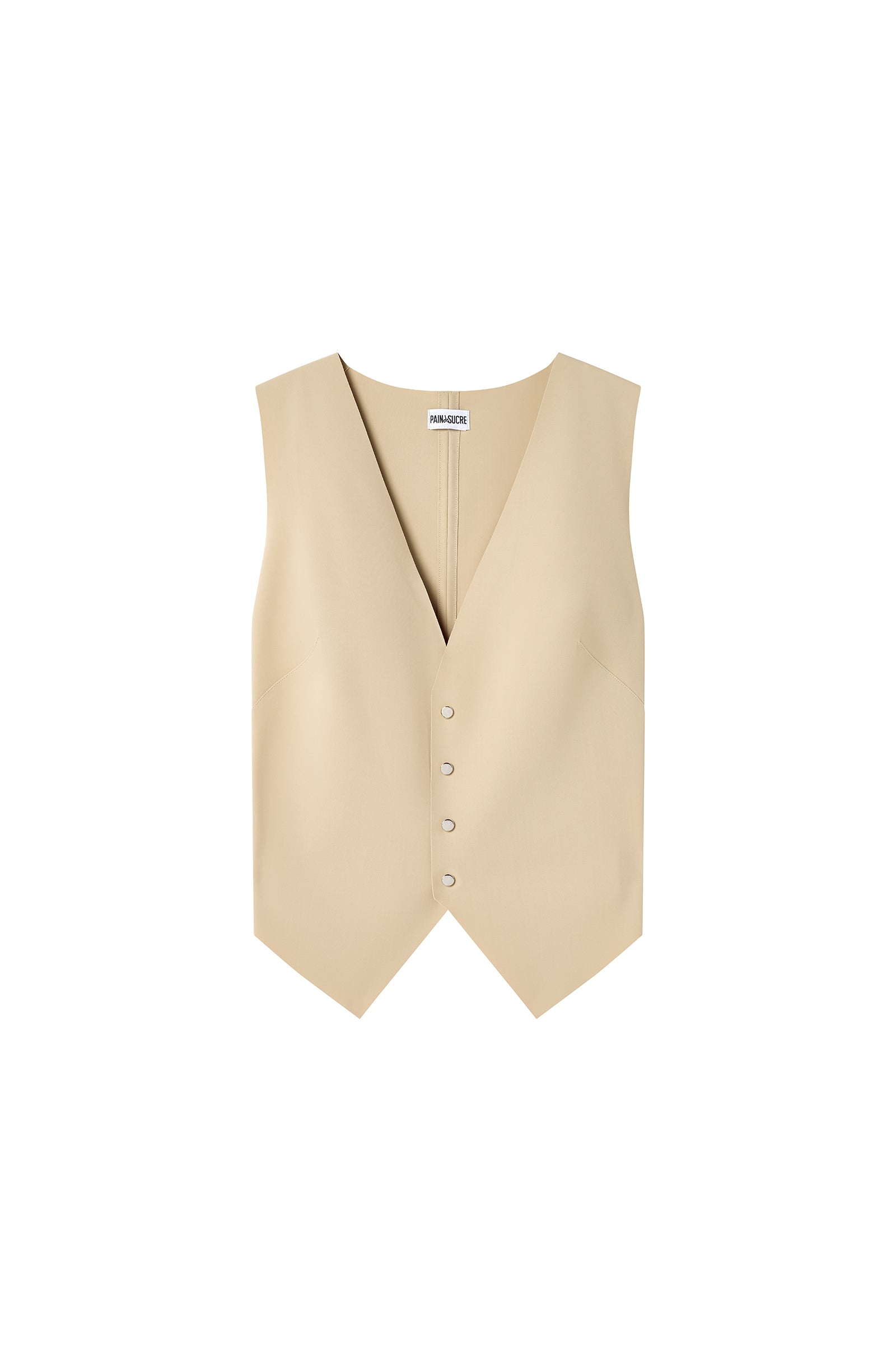 gypsophila【Sucre Gilet】 gabie gilet sans manches sable - Pain de Sucre