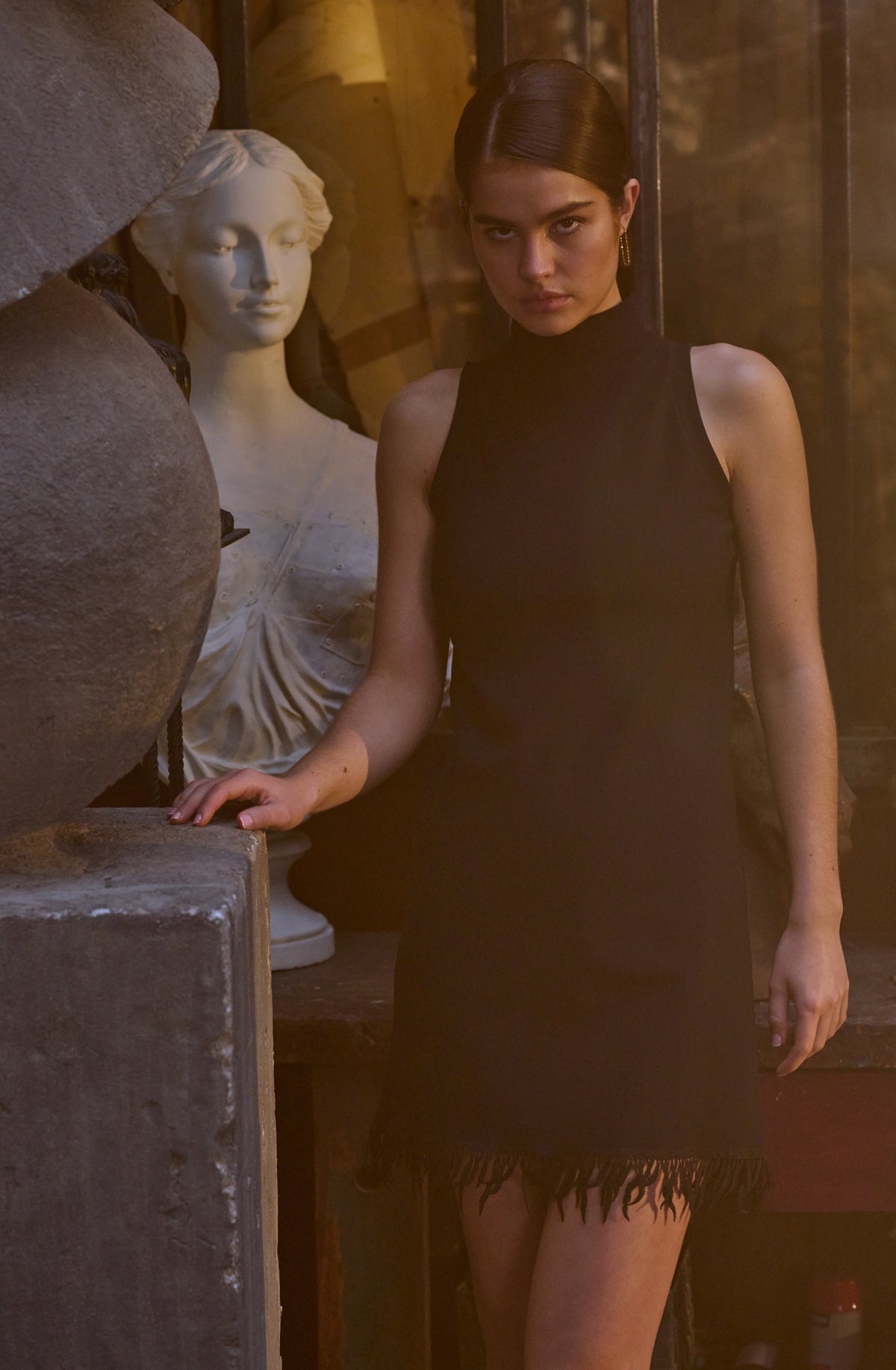rafaela Robe trapèze noire