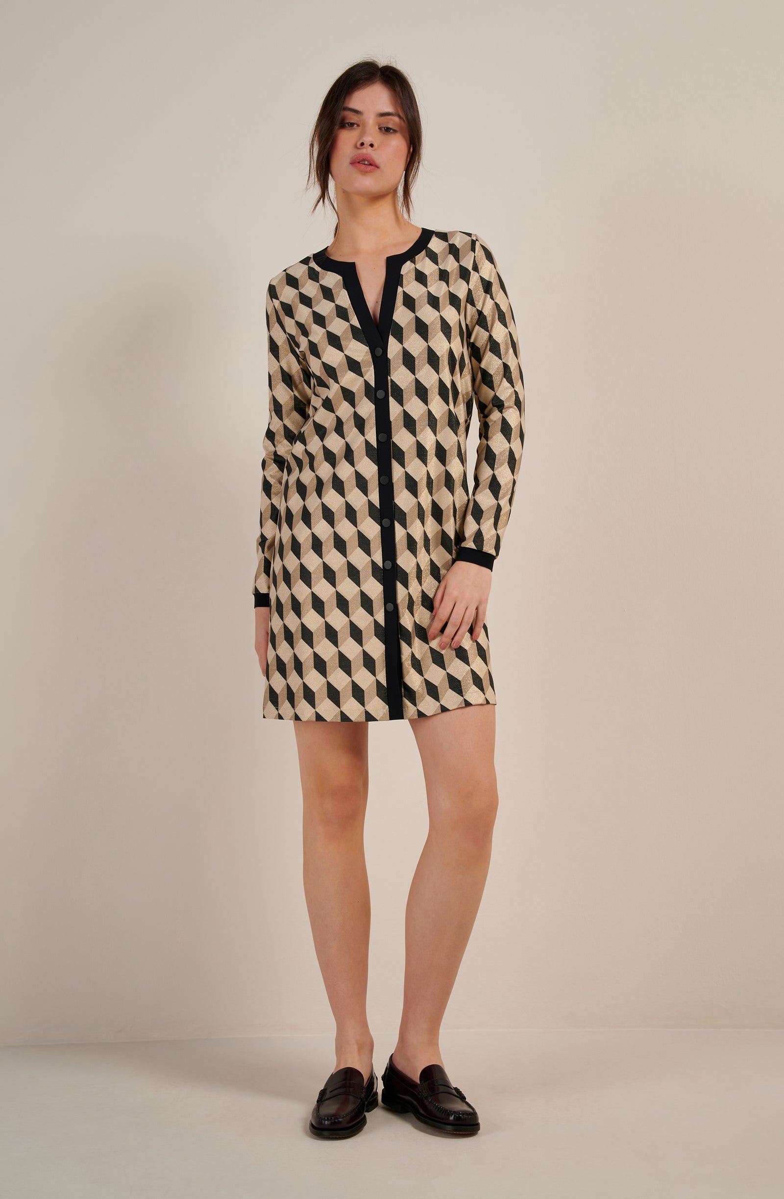 ruty Robe blouse imprimée en maille