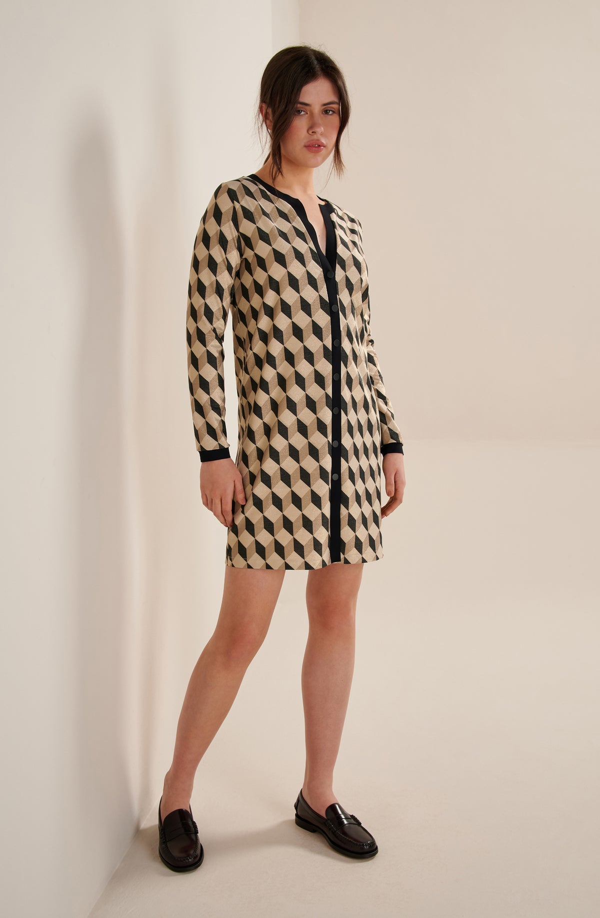 ruty Robe blouse imprimée en maille