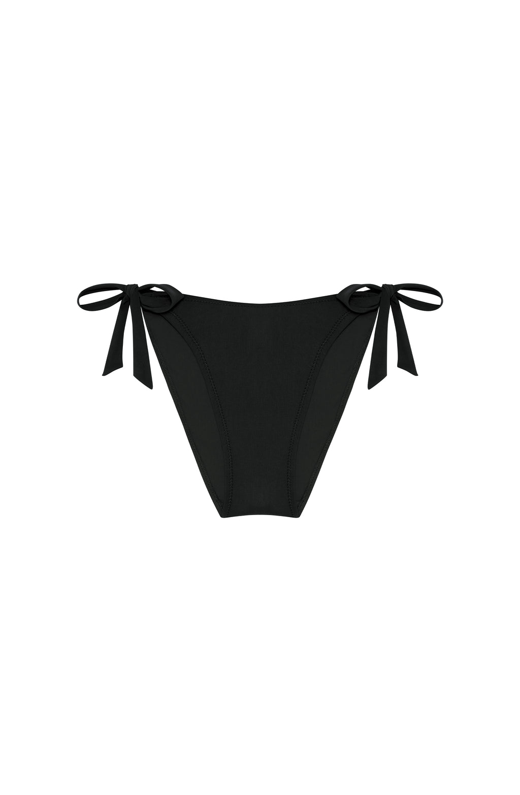 caty Bas de maillot échancré noué noir