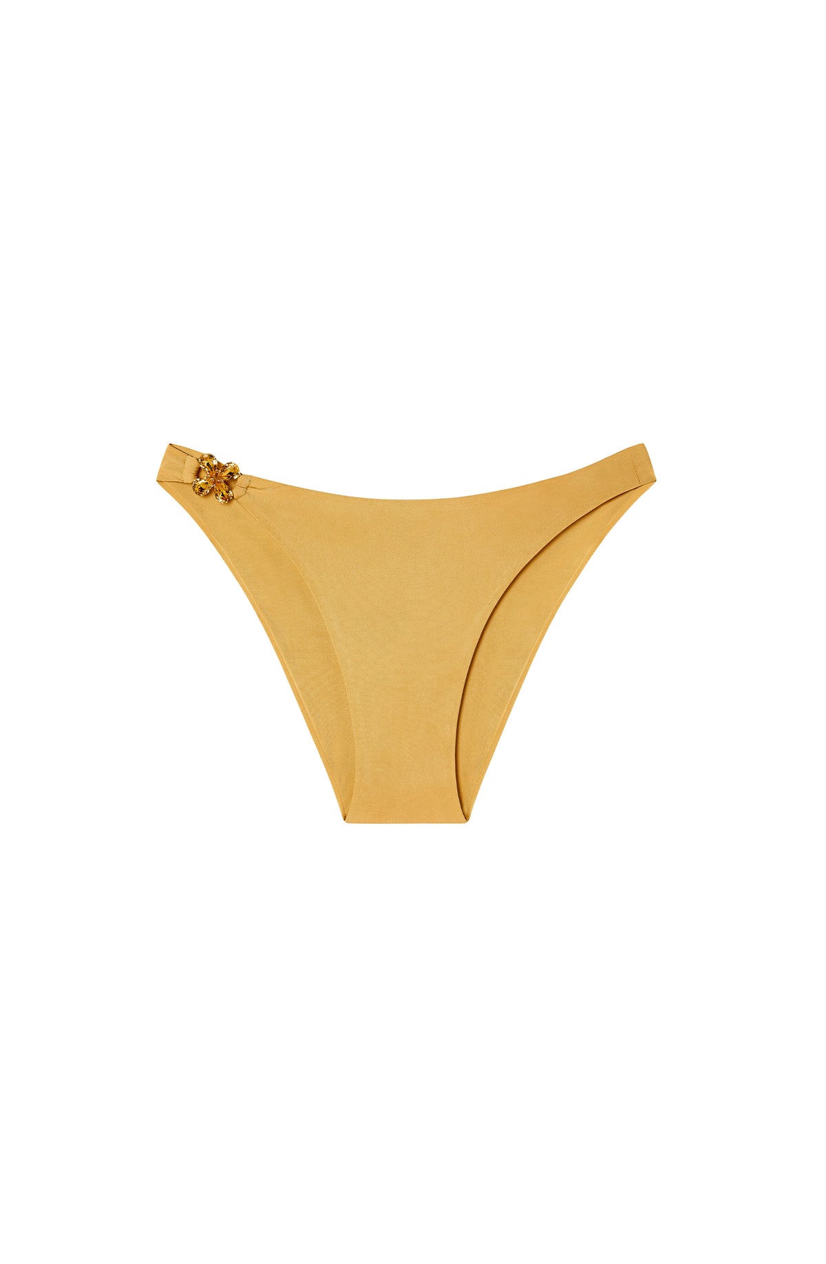 carlina bas de maillot de bain echancre gold a bijoux