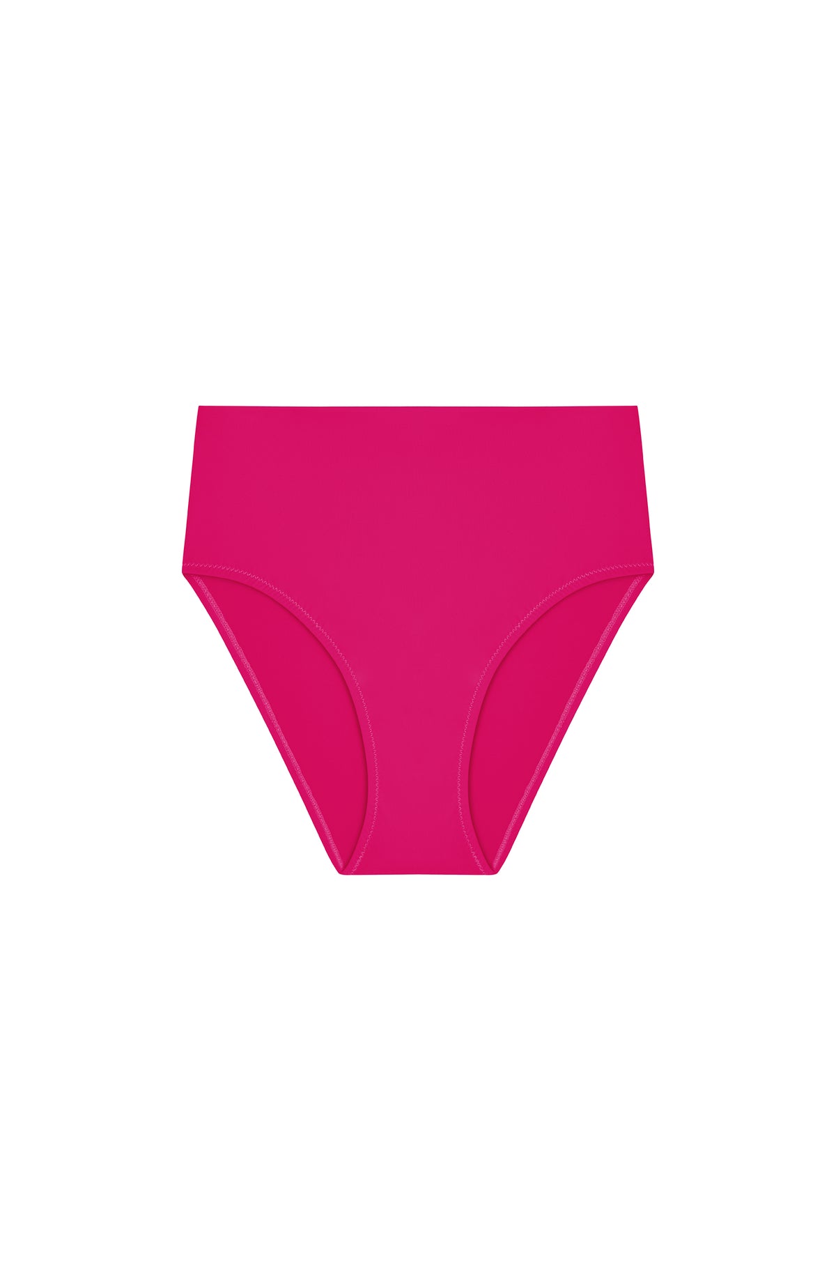 tobago bas de maillot de bain taille haute framboise