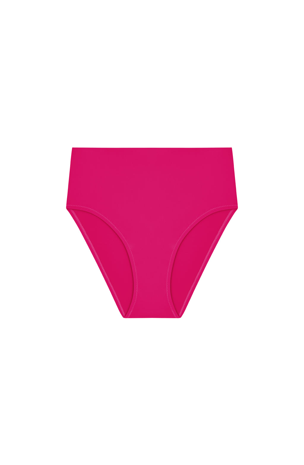 tobago bas de maillot de bain taille haute framboise