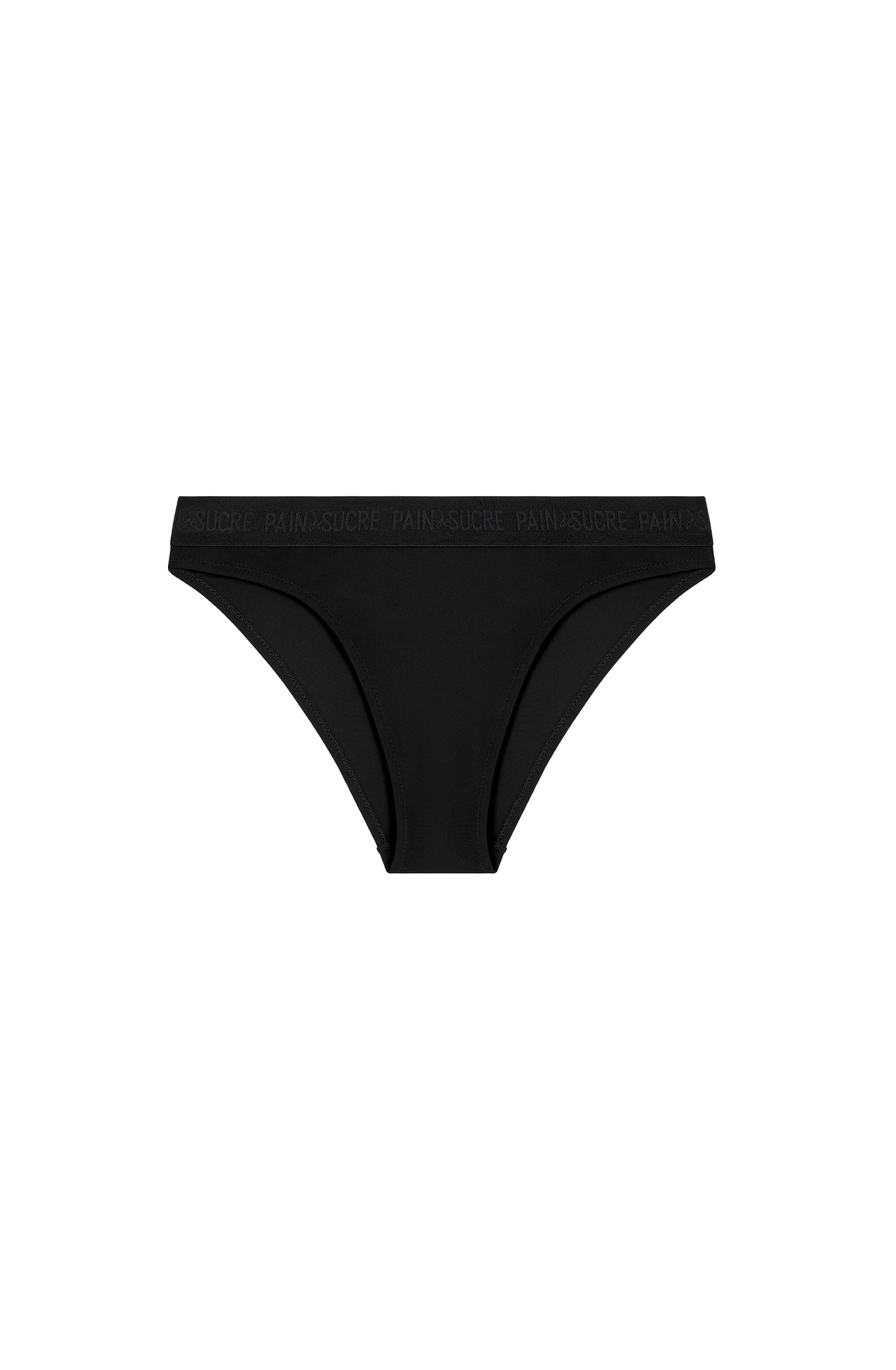 zigg bas de maillot de bain echancre noir
