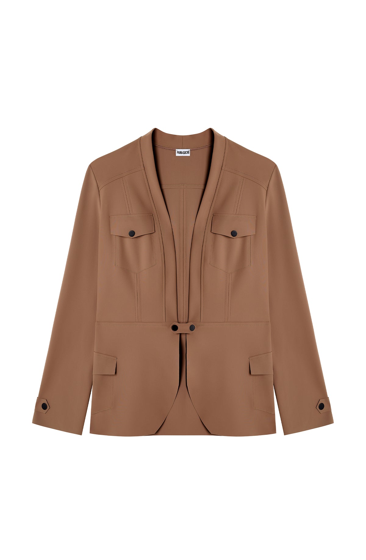 vinciane Veste saharienne taupe